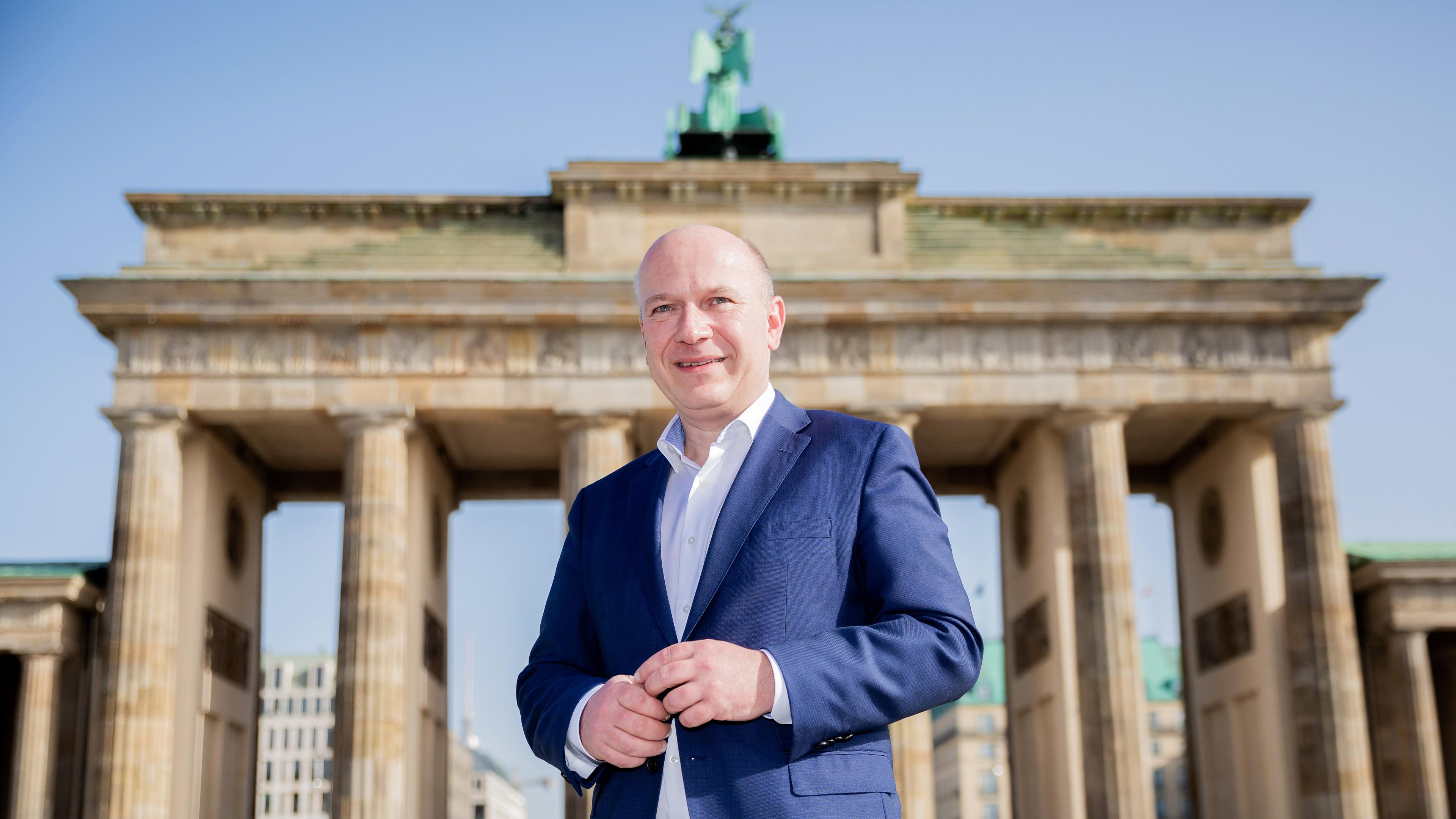 Kai Wegner, aufgenommen am 25.04.2023 in Berlin