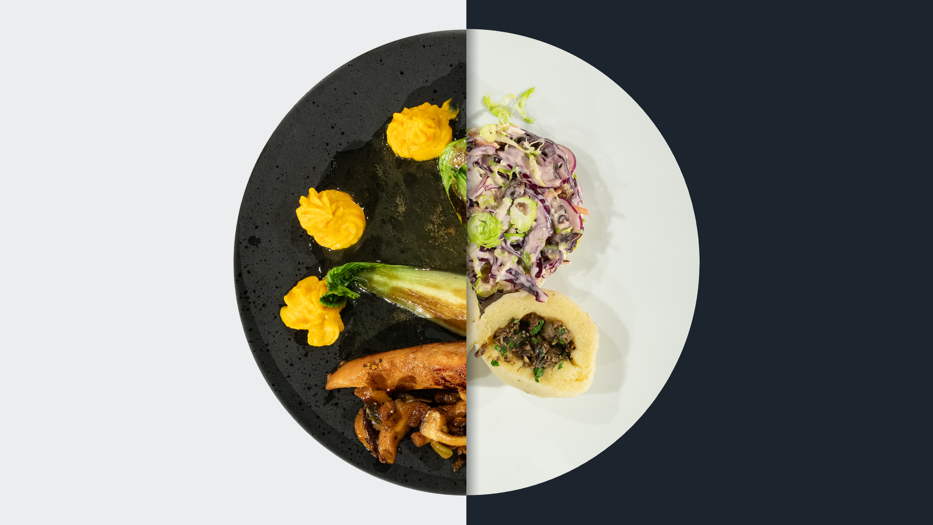 Kaninchenrücken vs. Kartoffelknödel