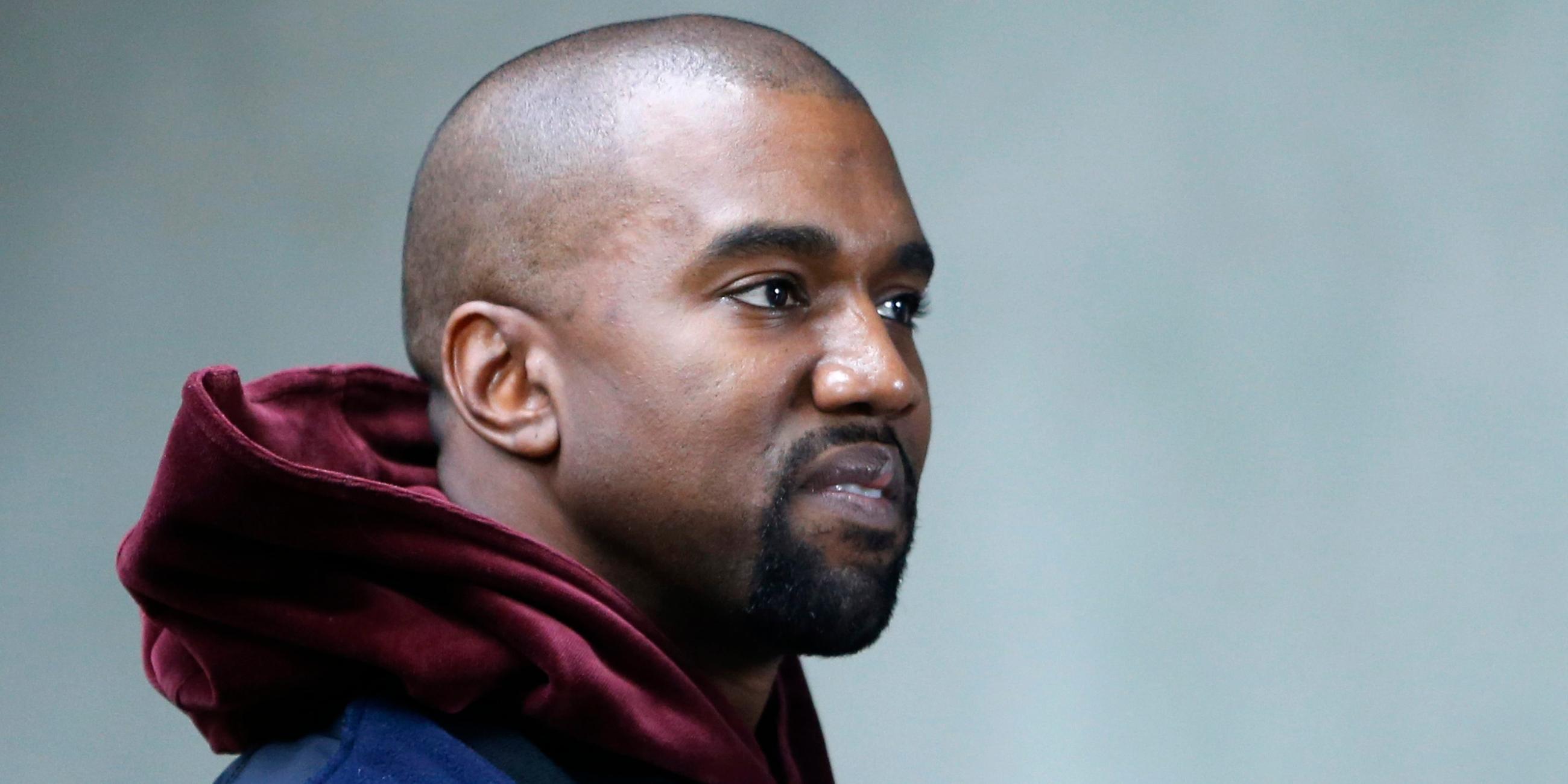 Portraitaufnahme des US-Rappers Kanye West.