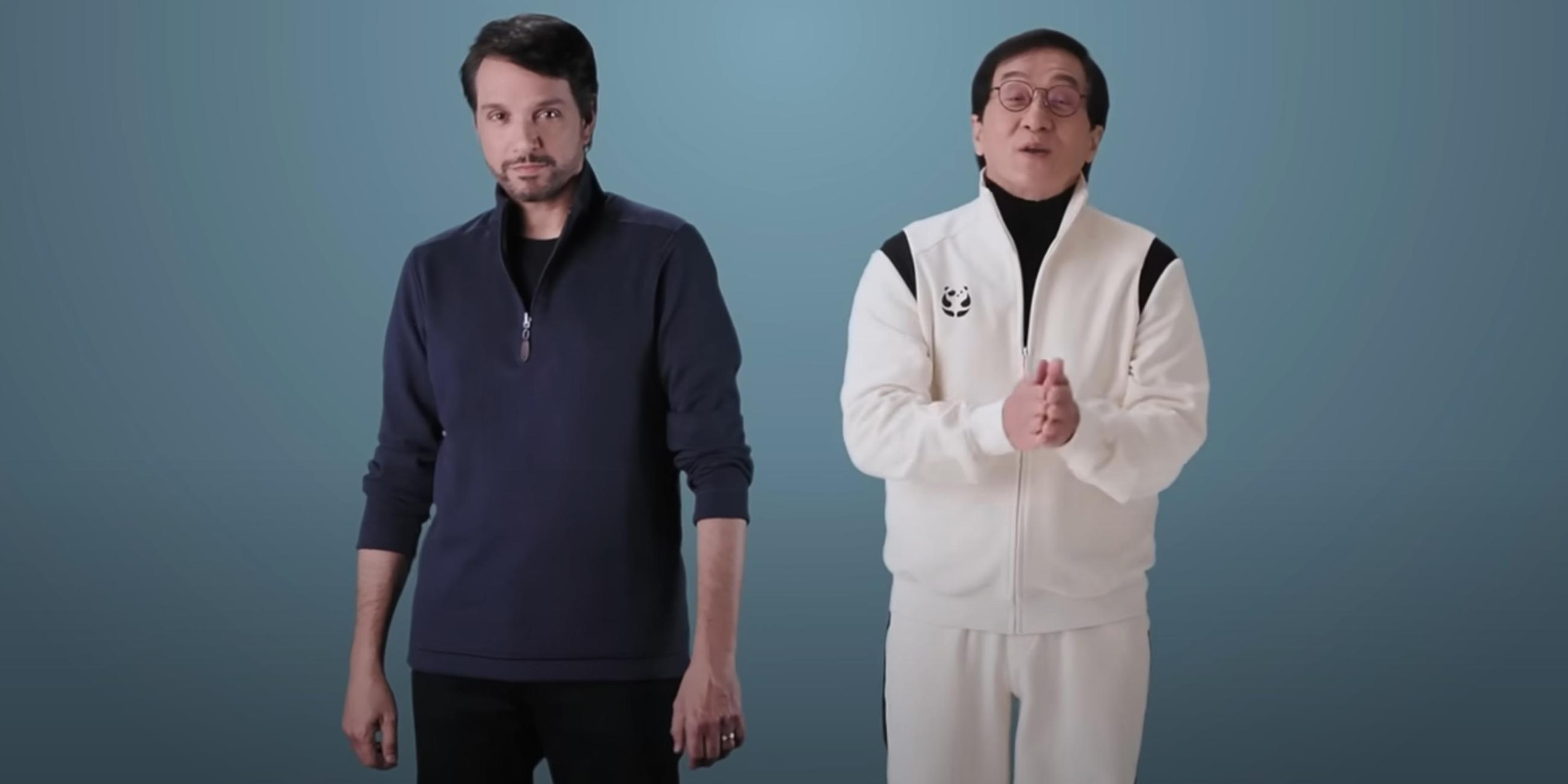 Ralph Macchio und Jackie Chan