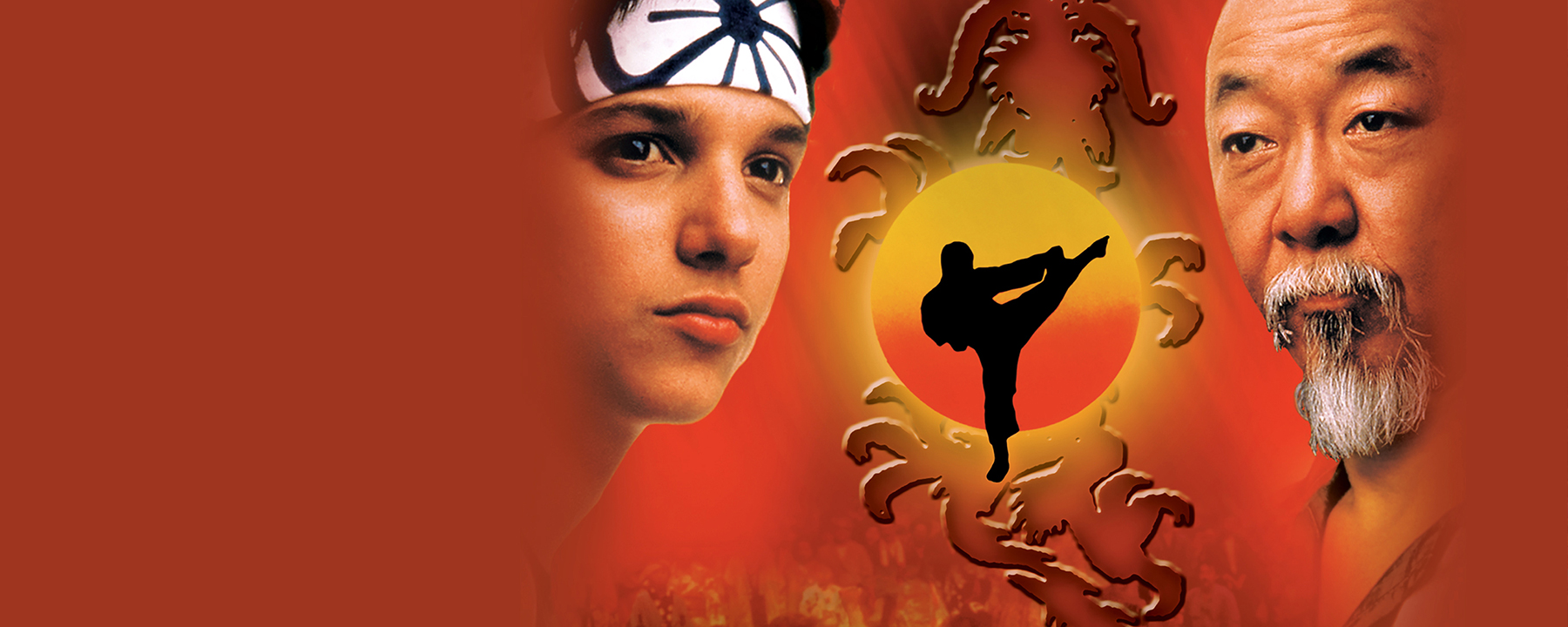 Plakatmotiv zum Film mit Ralph Macchio und Noriyuki 'Pat' Morita.