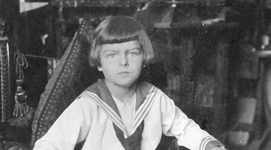 Karl-Günther von Hase im Alter von ca. 6 - 7 Jahren (undatierte Aufnahme)