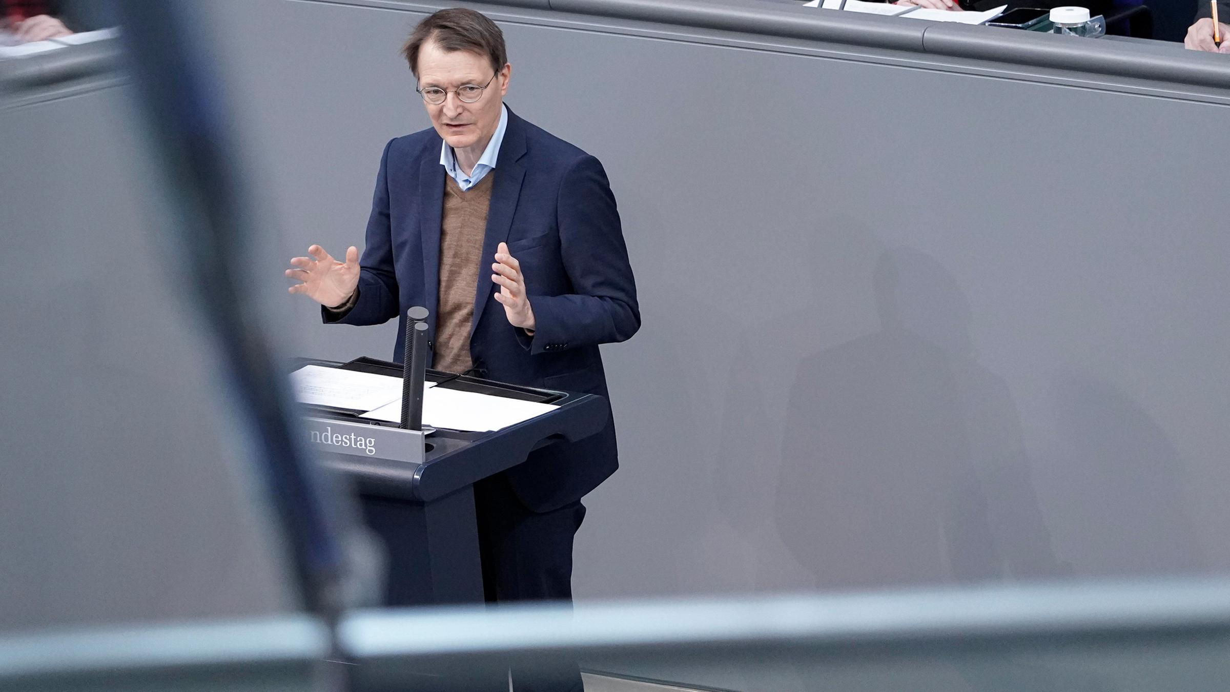 Karl Lauterbach am 24.03.2022 in Berlin