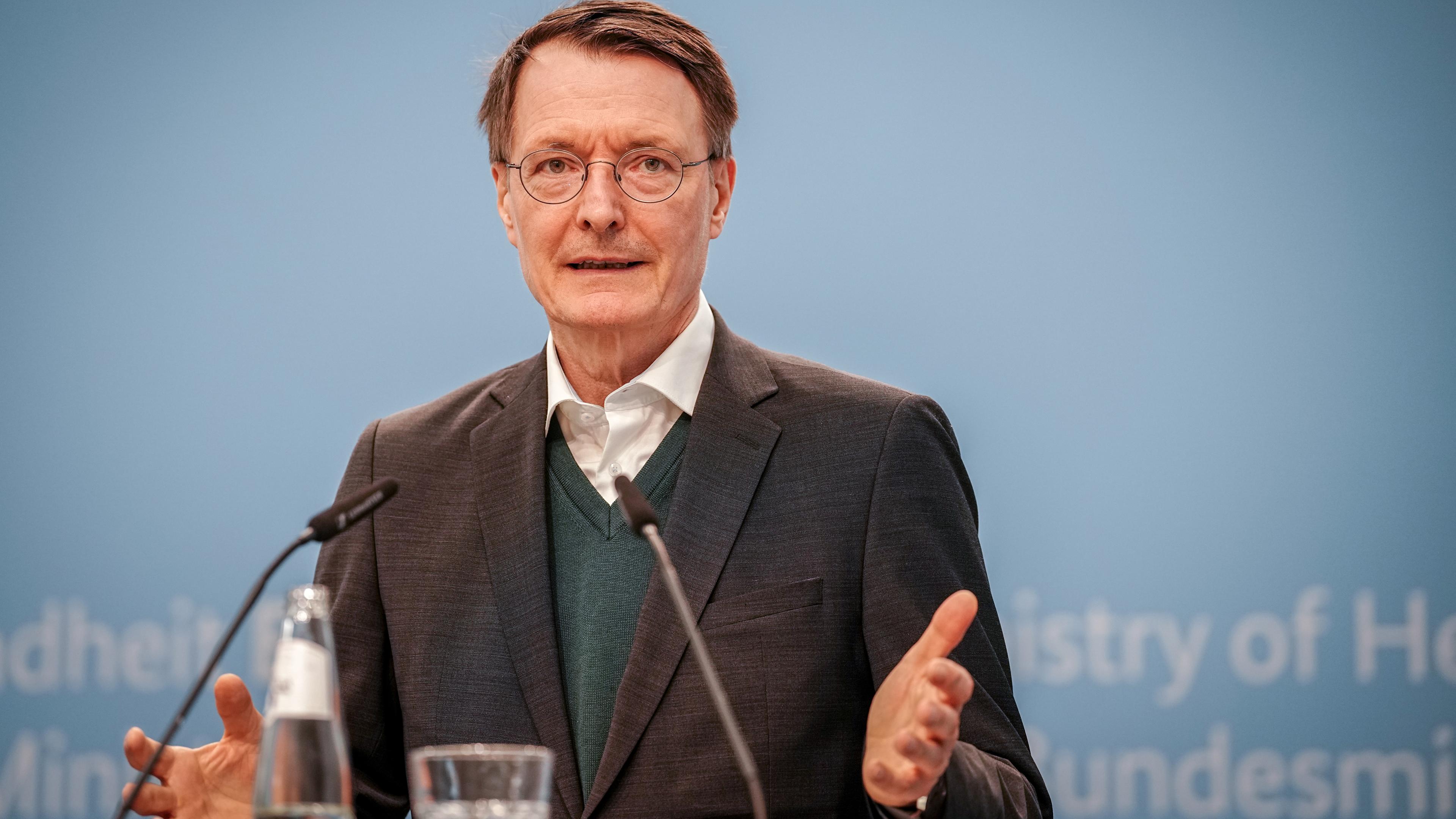 Berlin: Karl Lauterbach (SPD), Bundesminister für Gesundheit