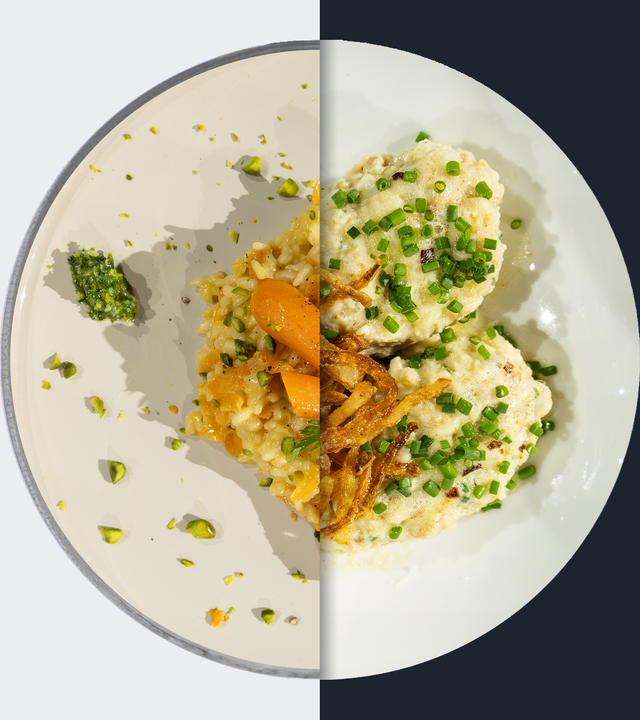 Karotten-Risotto vs. Südtiroler Kasnocken