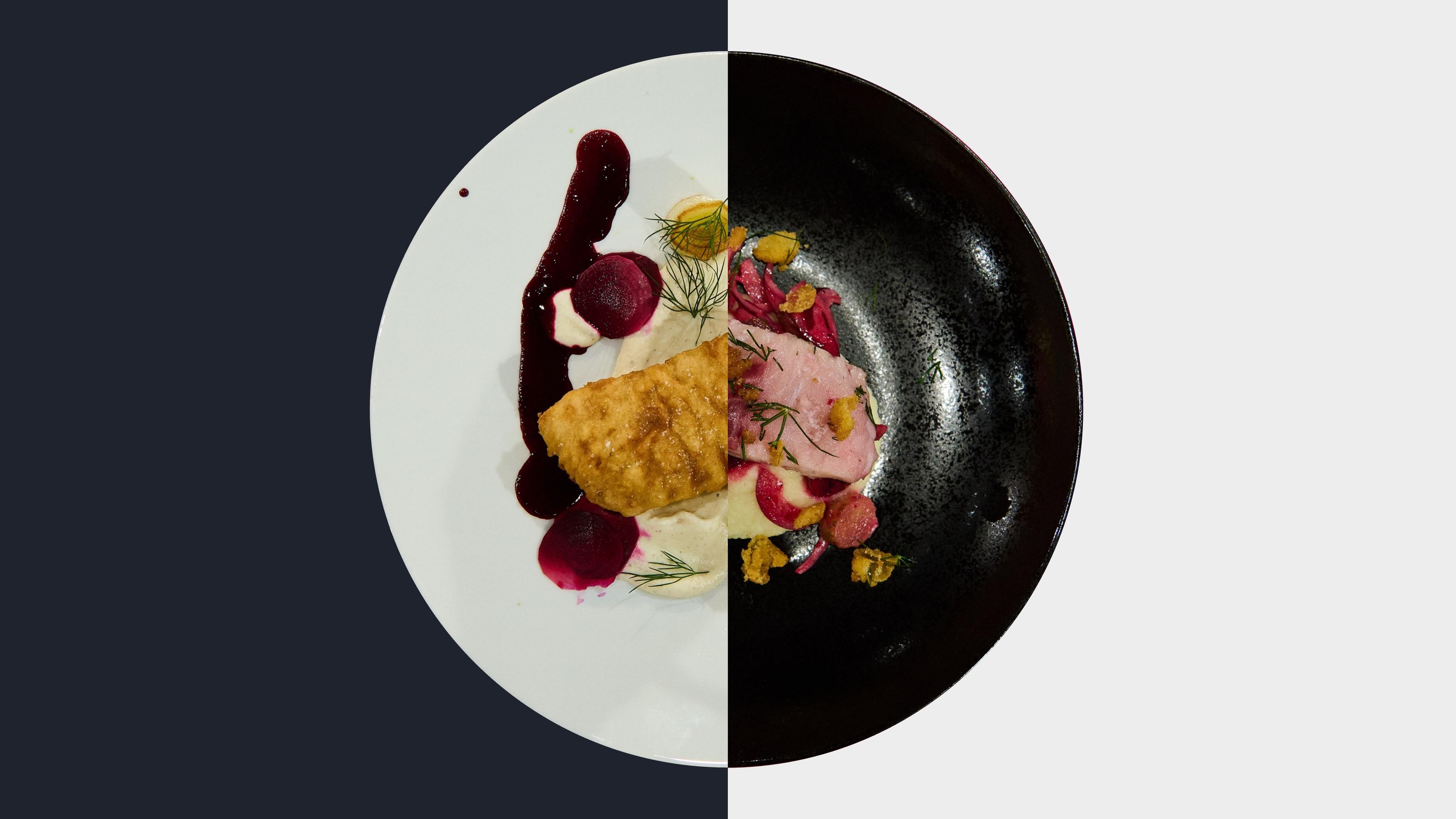 Karpfen im Bierteig vs. Selleriepüree