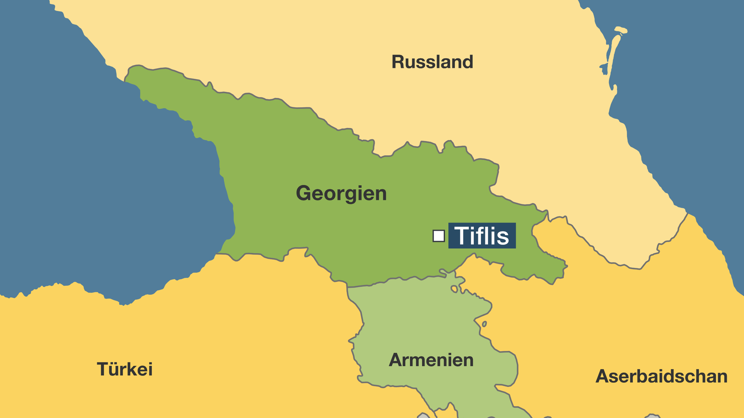 Karte: Georgien 