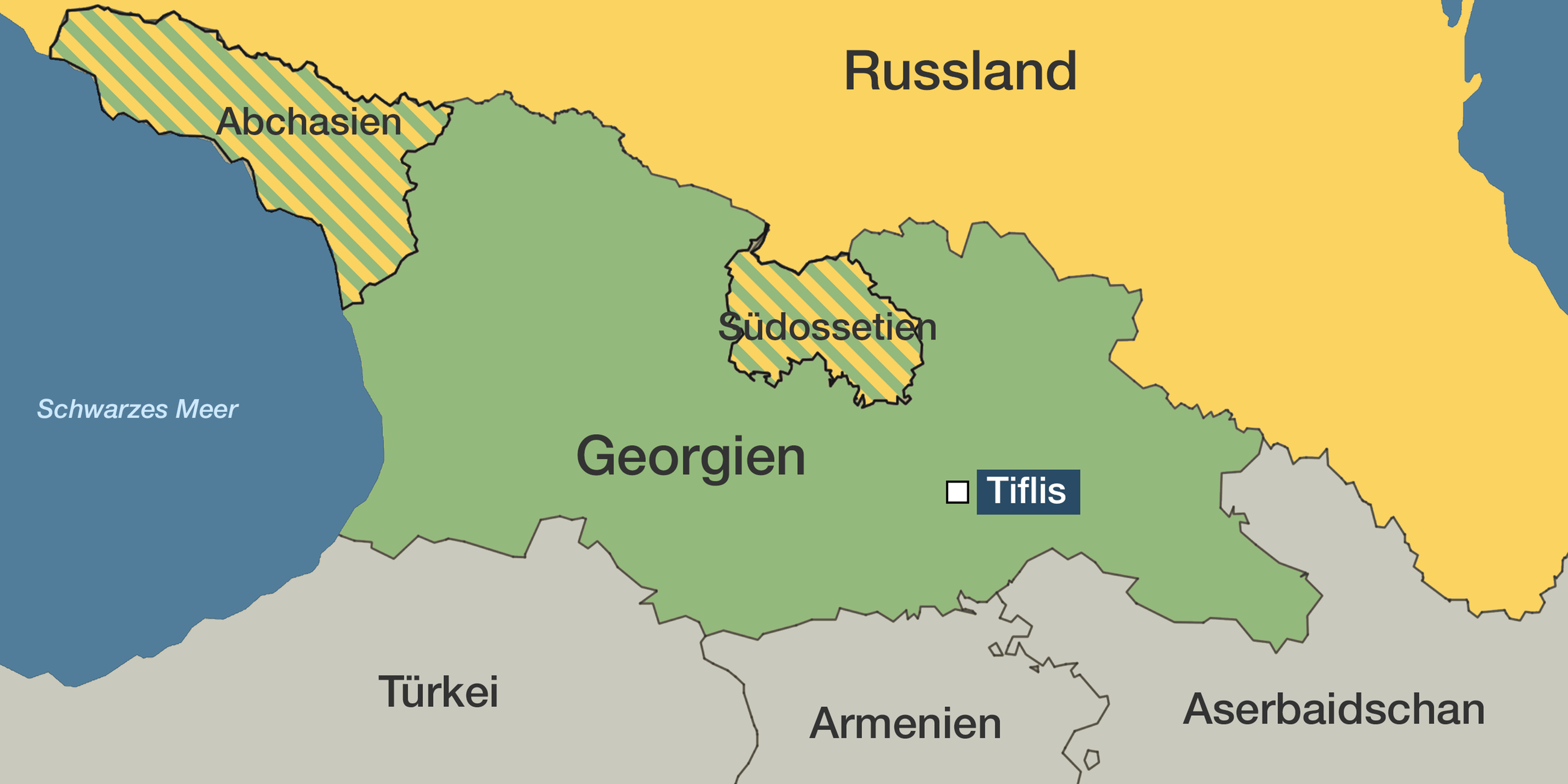 Karte, Georgien, Tiflis