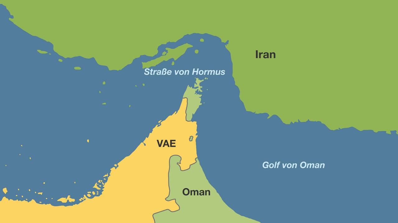 Karte: Straße von Hormus