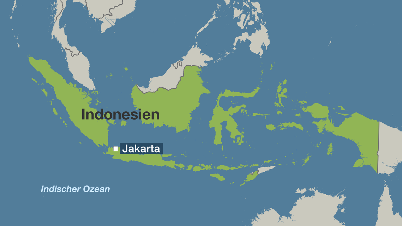 Karte: Indonesien