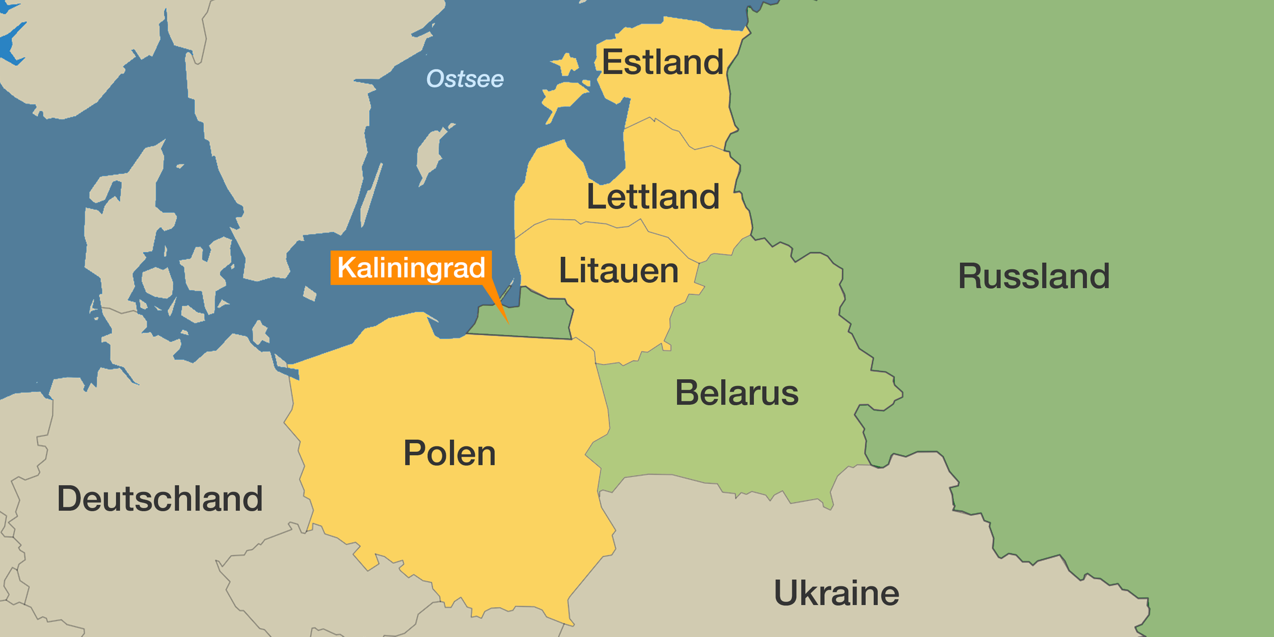 Karte: Kaliningrad