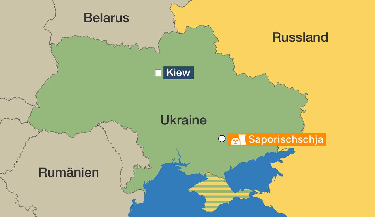 Karte: Saporischschja 