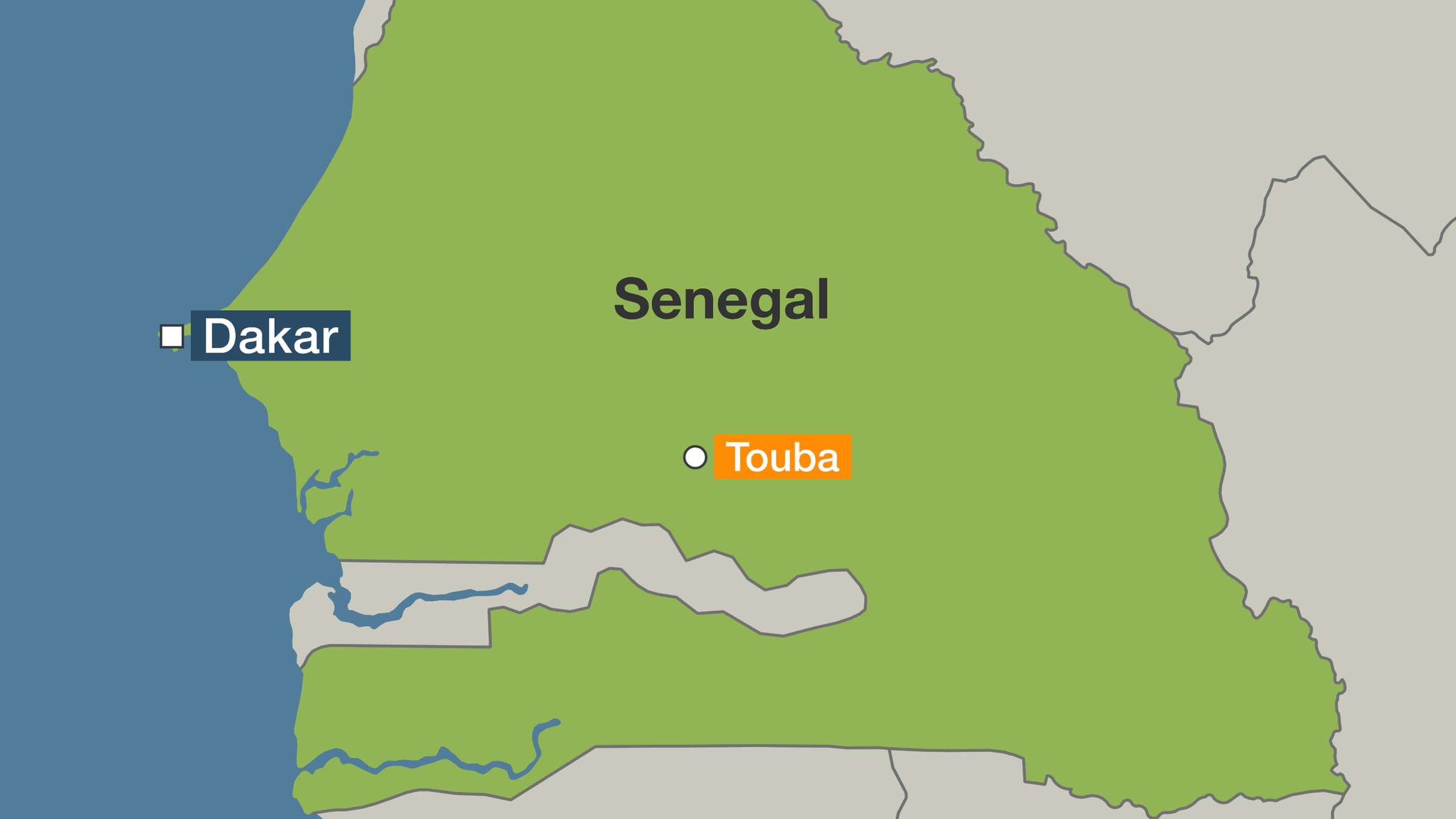 Karte: Senegal