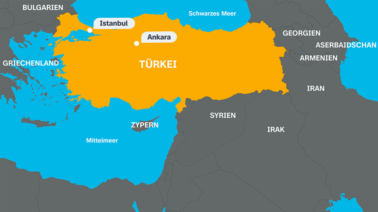 Türkei Karte