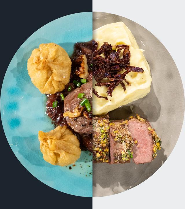 Kartoffelpäckchen vs. Lammrücken