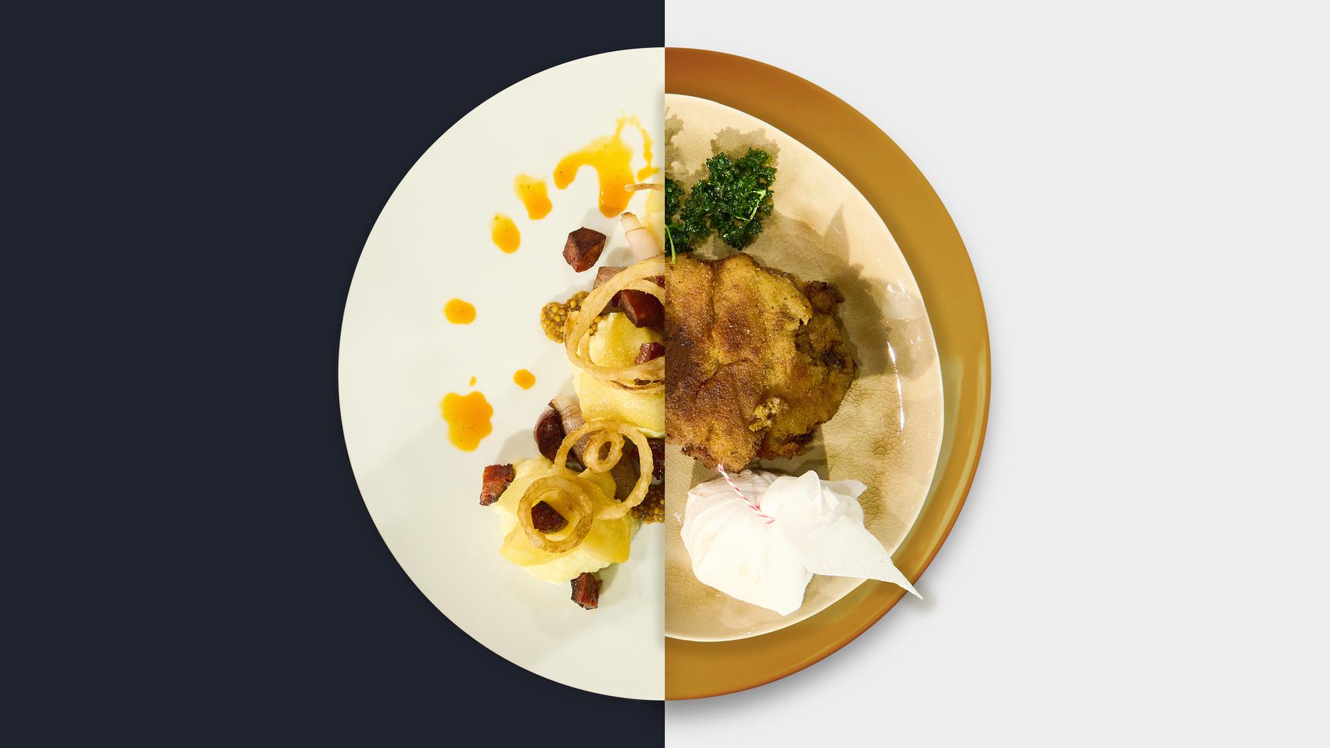 Himmel un Ääd vs. Altwiener Backfleisch