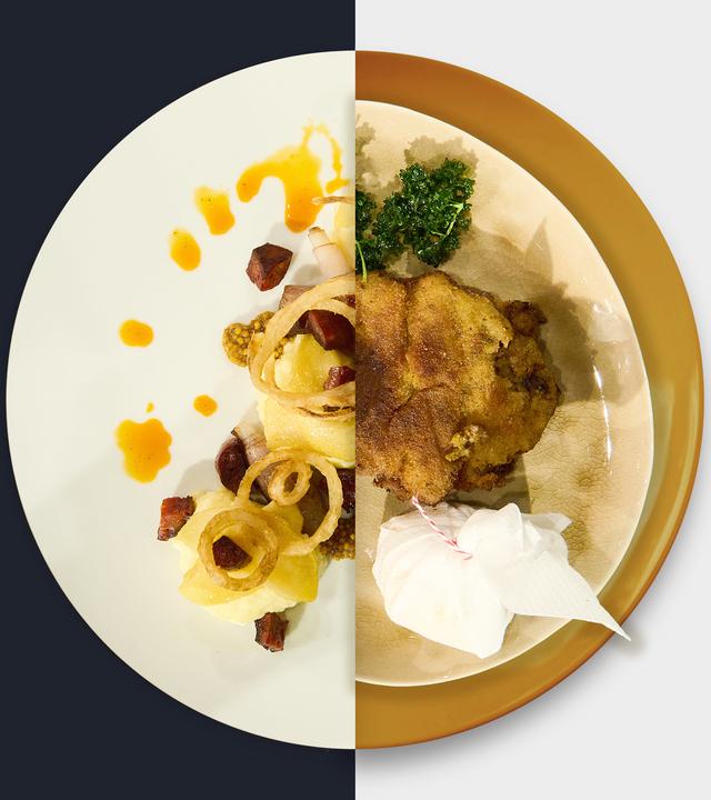 Himmel un Ääd vs. Altwiener Backfleisch