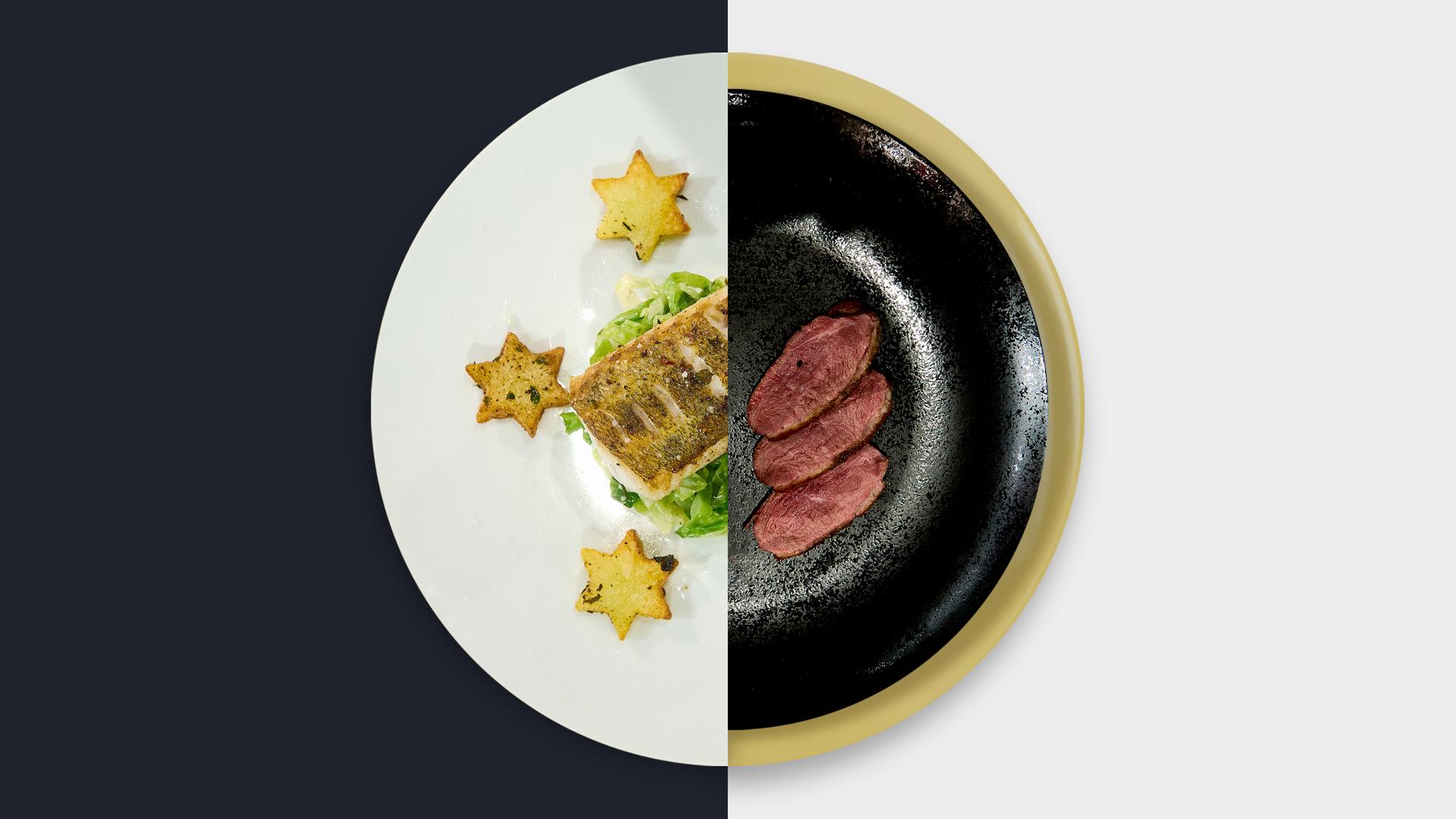 Kartoffelsterne vs. Entenbrust