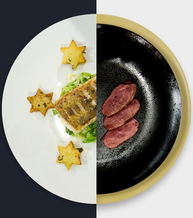 Kartoffelsterne vs. Entenbrust