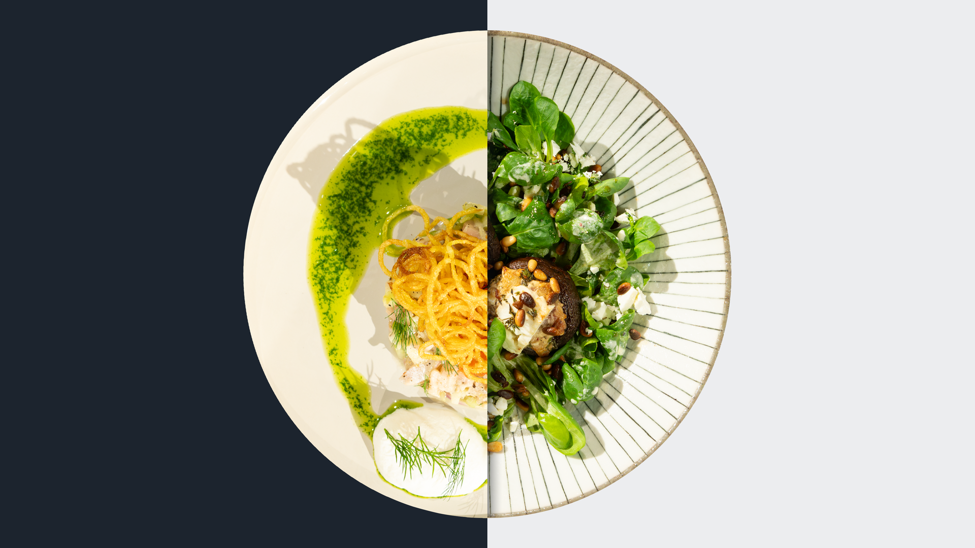 Kartoffelstroh vs. Gefüllte Champignons