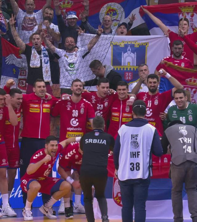 Serbien bejubelt Platz 2 in Vorrunde
