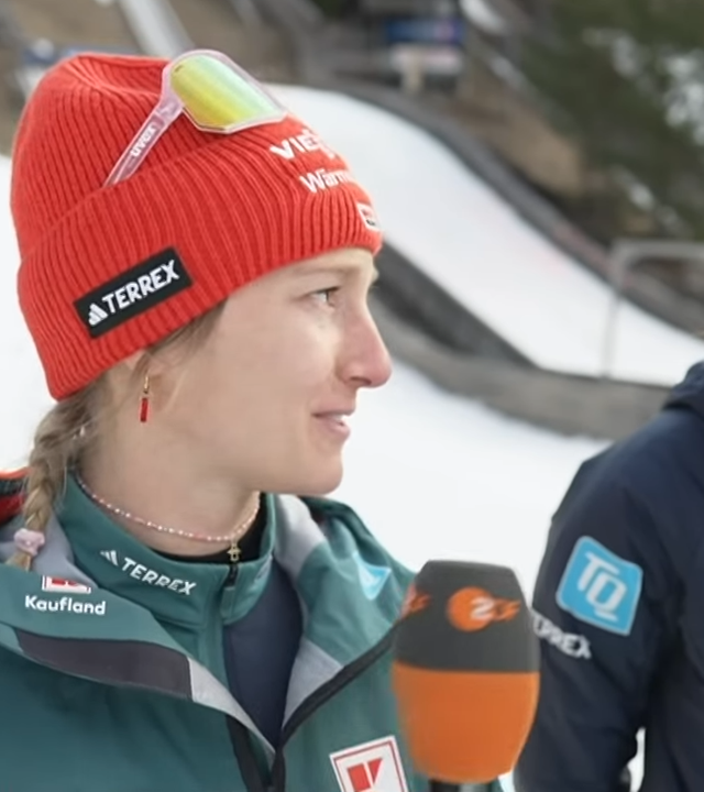 Skispringerinnen Katharina Schmid und Selina Freitag im ZDF-Interview