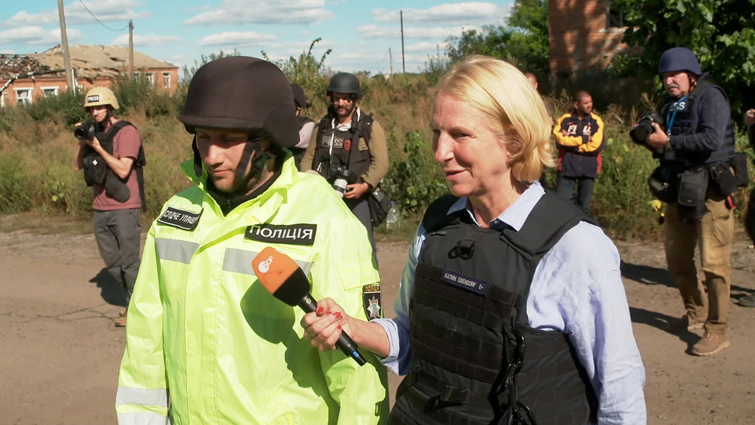 Katrin Eigendorf in der Ukraine