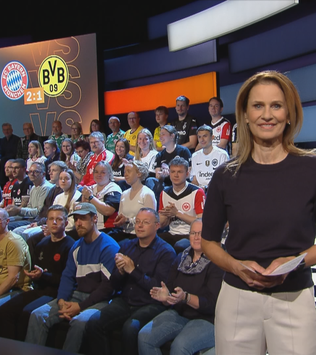 Moderatorin Katrin Müller-Hohenstein im aktuellen sportstudio