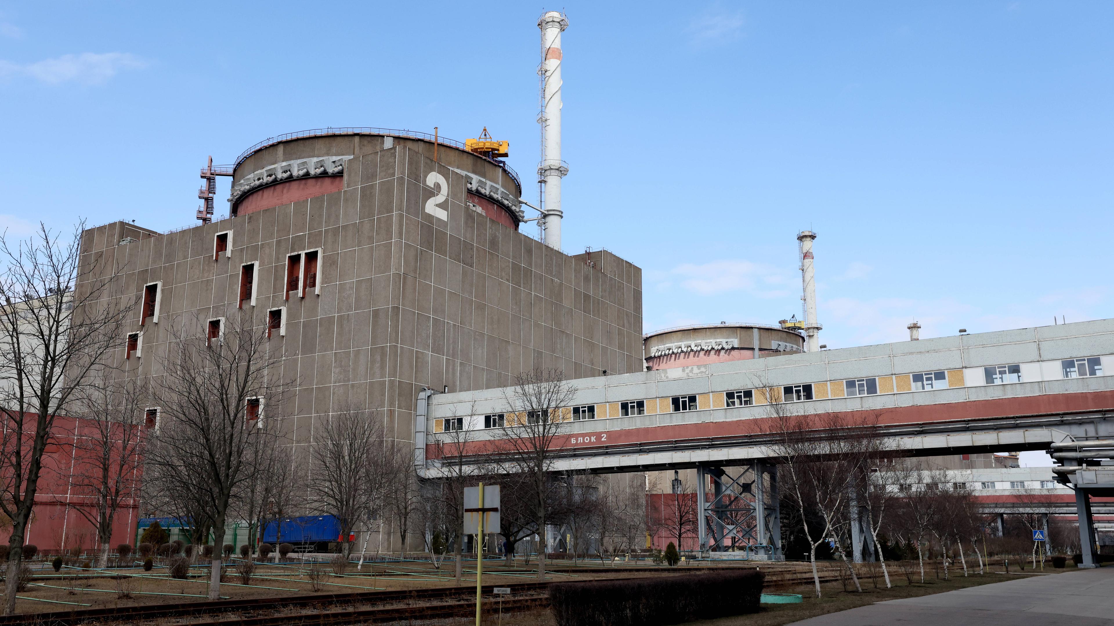 Atomkraftwerk Saporischschja, aufgenommen am 3.03.2023