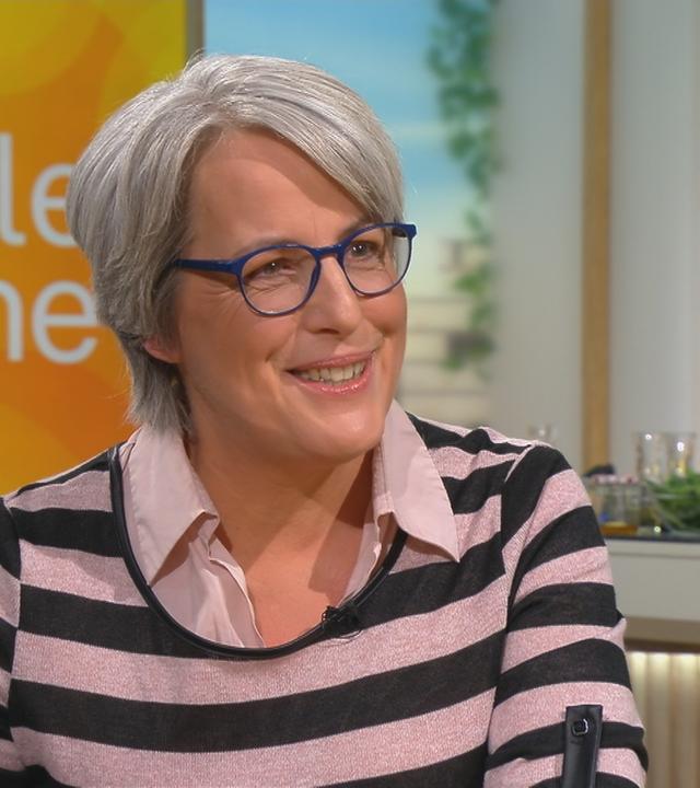 Kerstin Claus am "Volle Kanne"-Frühstückstisch