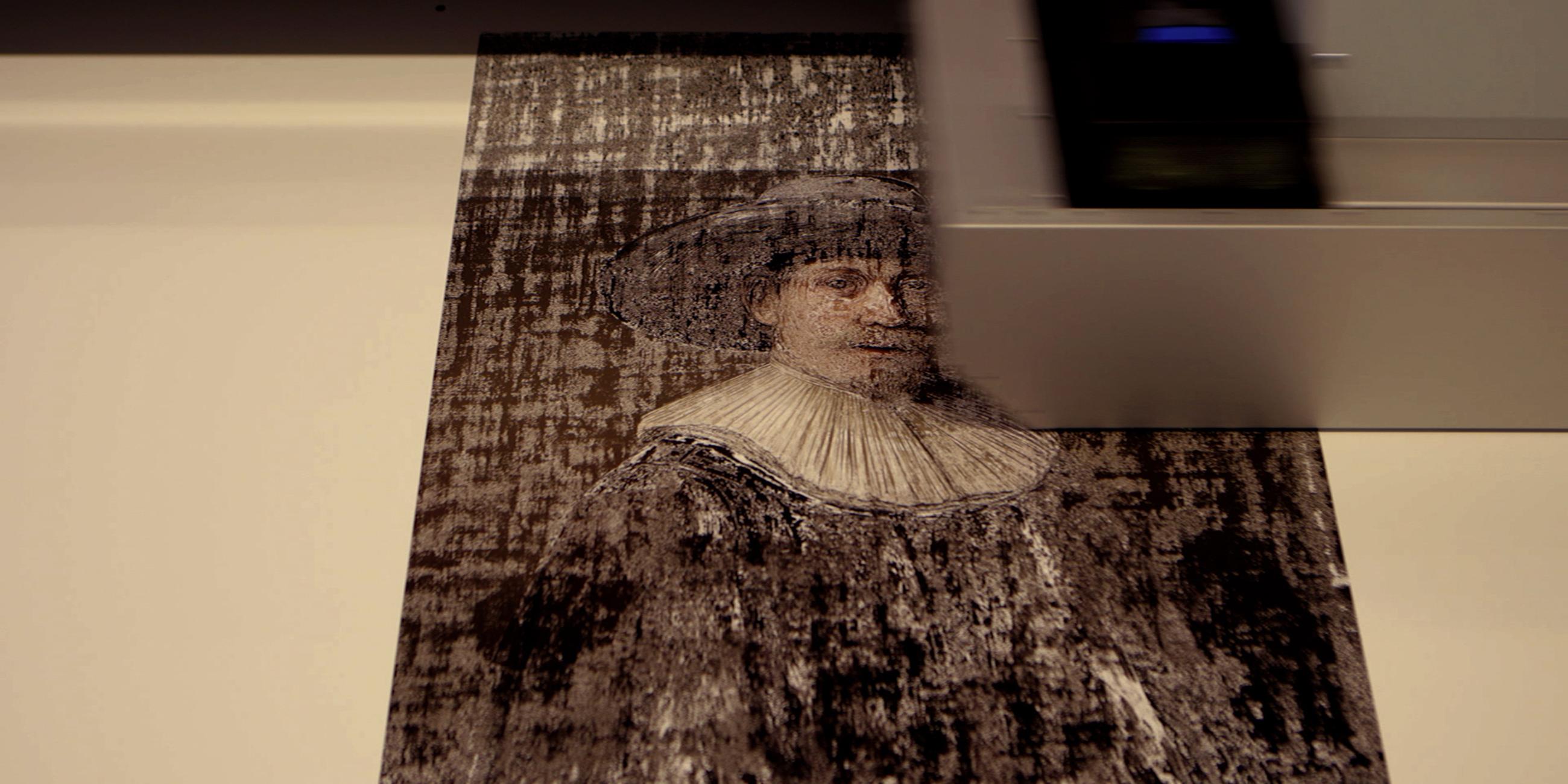 3D-Druck eines Rembrandtgemäldes