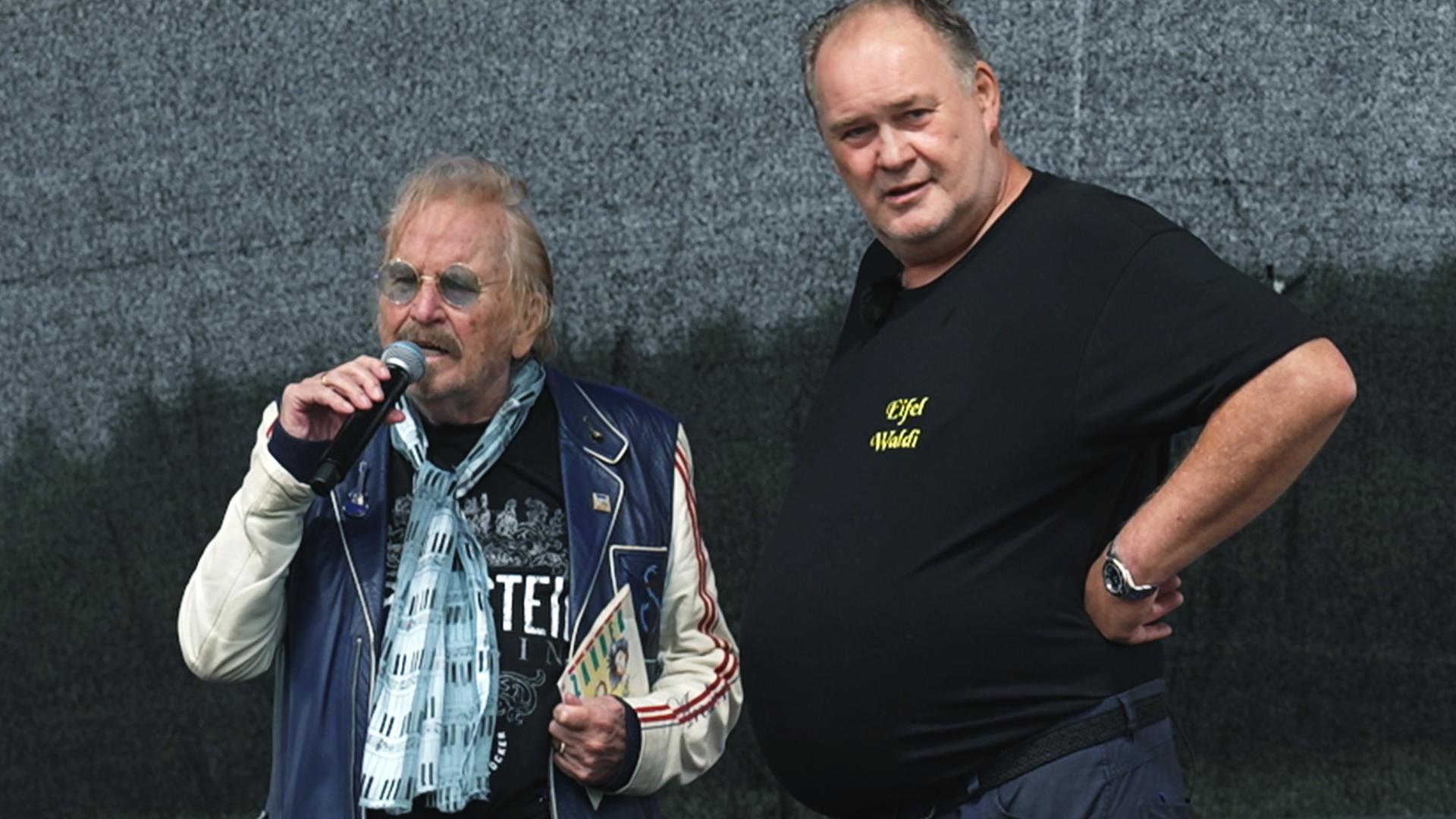 Waldi und Frank Zander.