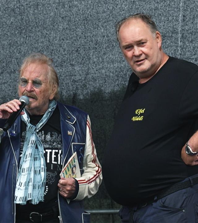 Waldi und Frank Zander.