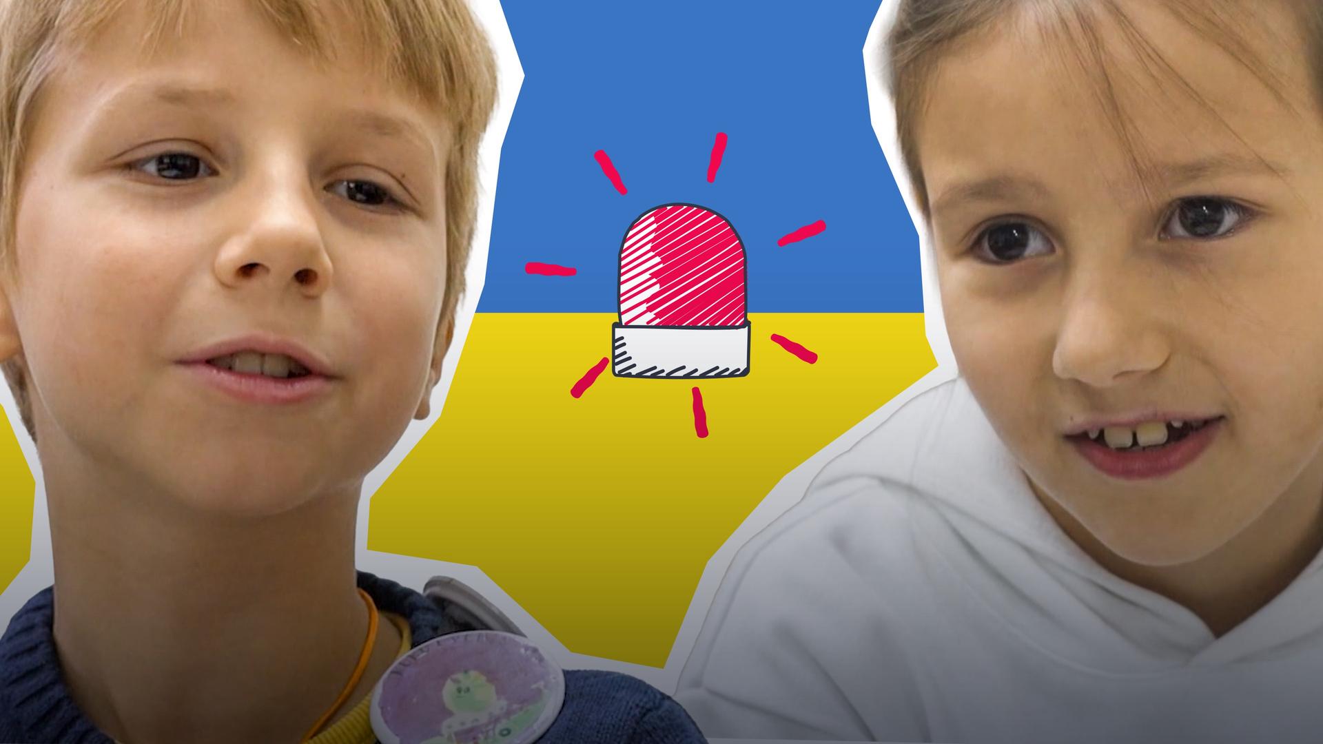 Kiew: Bombenalarm in der Schule