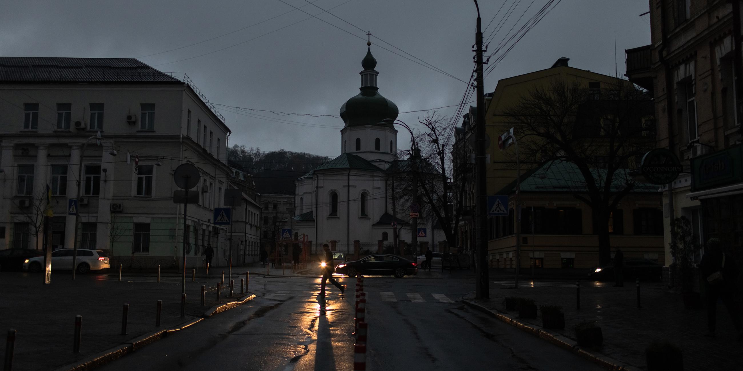 Stromausfälle in der ukrainischen Hauptstadt Kiew