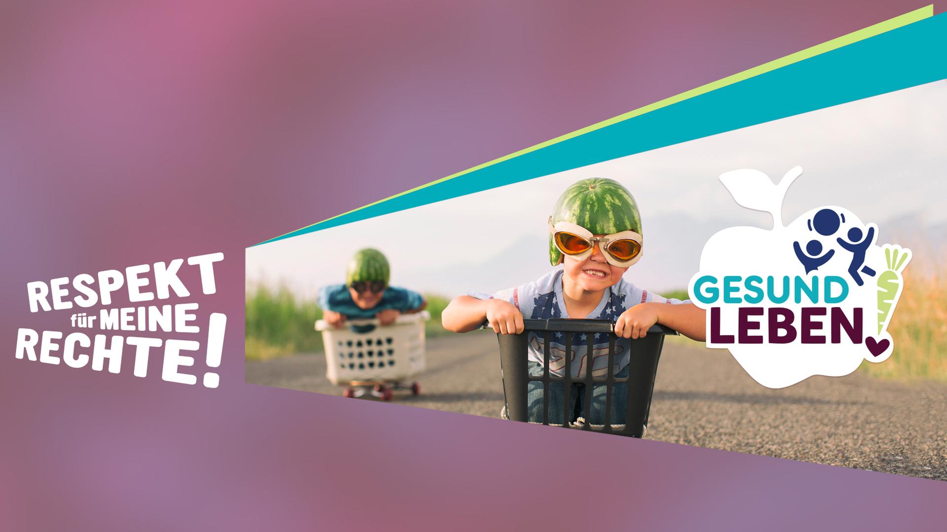 KiKA-Logo: Respekt für meine Rechte - Gesund leben!