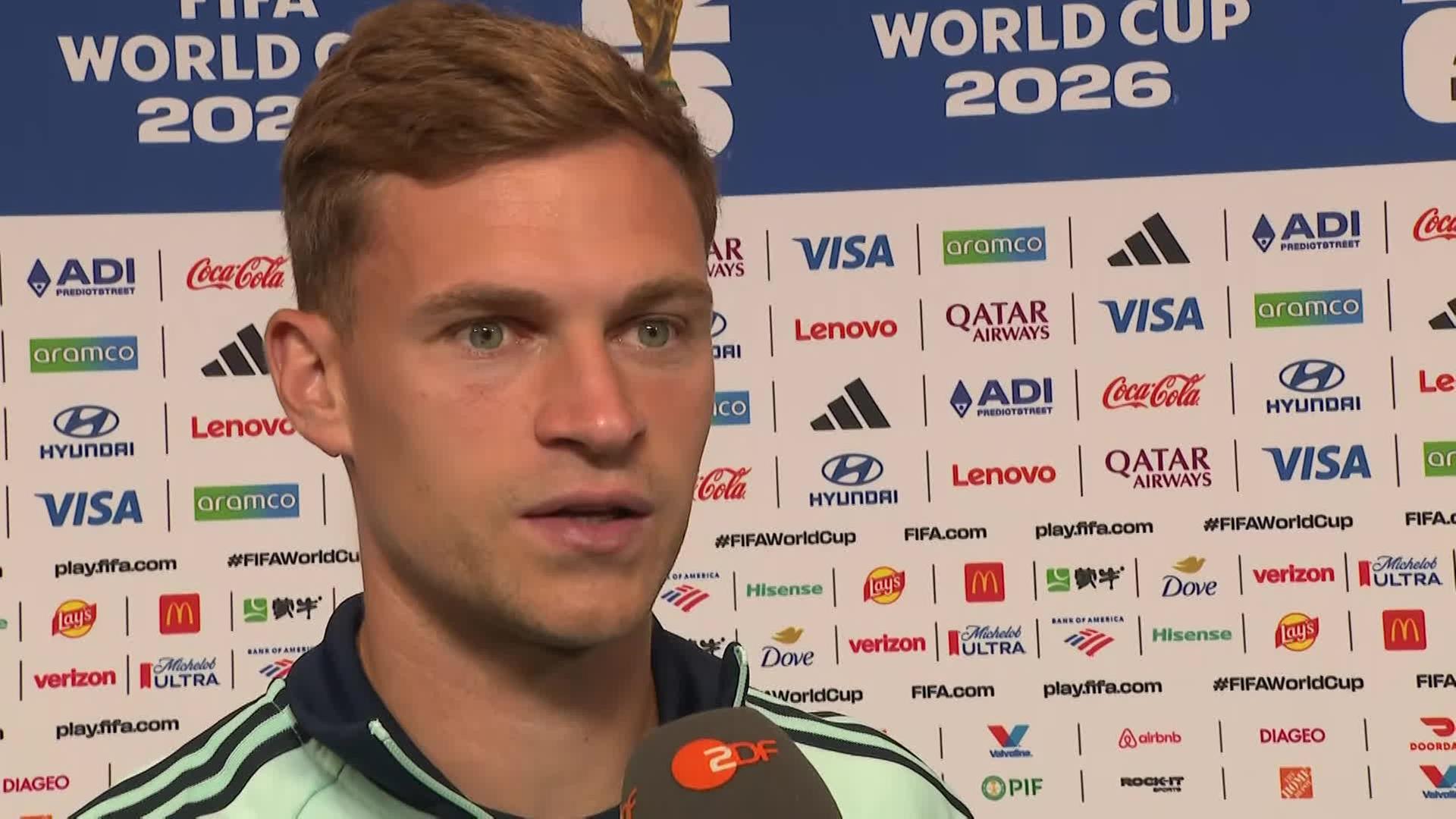 Joshua Kimmich im Interview mit dem ZDF nach dem Spiel gegen Ecuador.