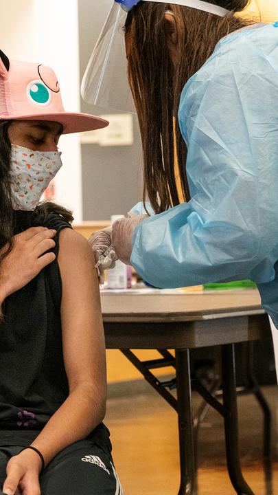 Impffortschritt bei Kindern in den USA