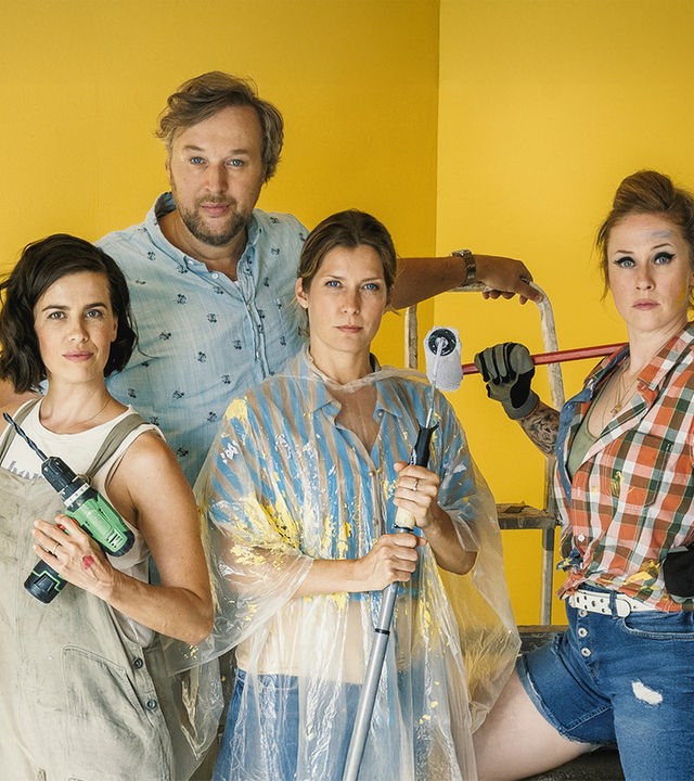 Tülin (Yasemin Cetinkaya), Marlene (Julia-Maria Köhler), Karl (Stephan Grossmann), Renate (Valerie Niehaus) und Rosi (Marlene Morreis)