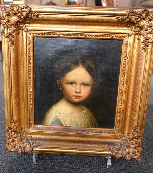 Kinderbildnis Agnes Freifrau von Hermann
