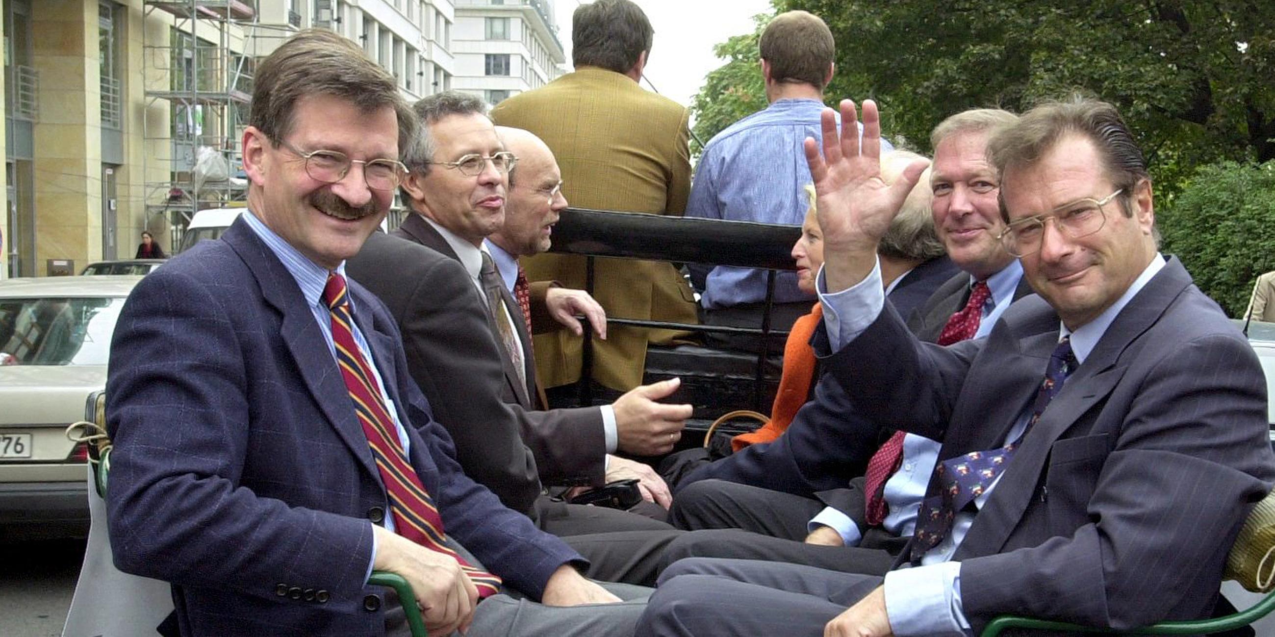 Klaus Kinkel: Parteispitze der FDP in Berlin am 26.09.2000