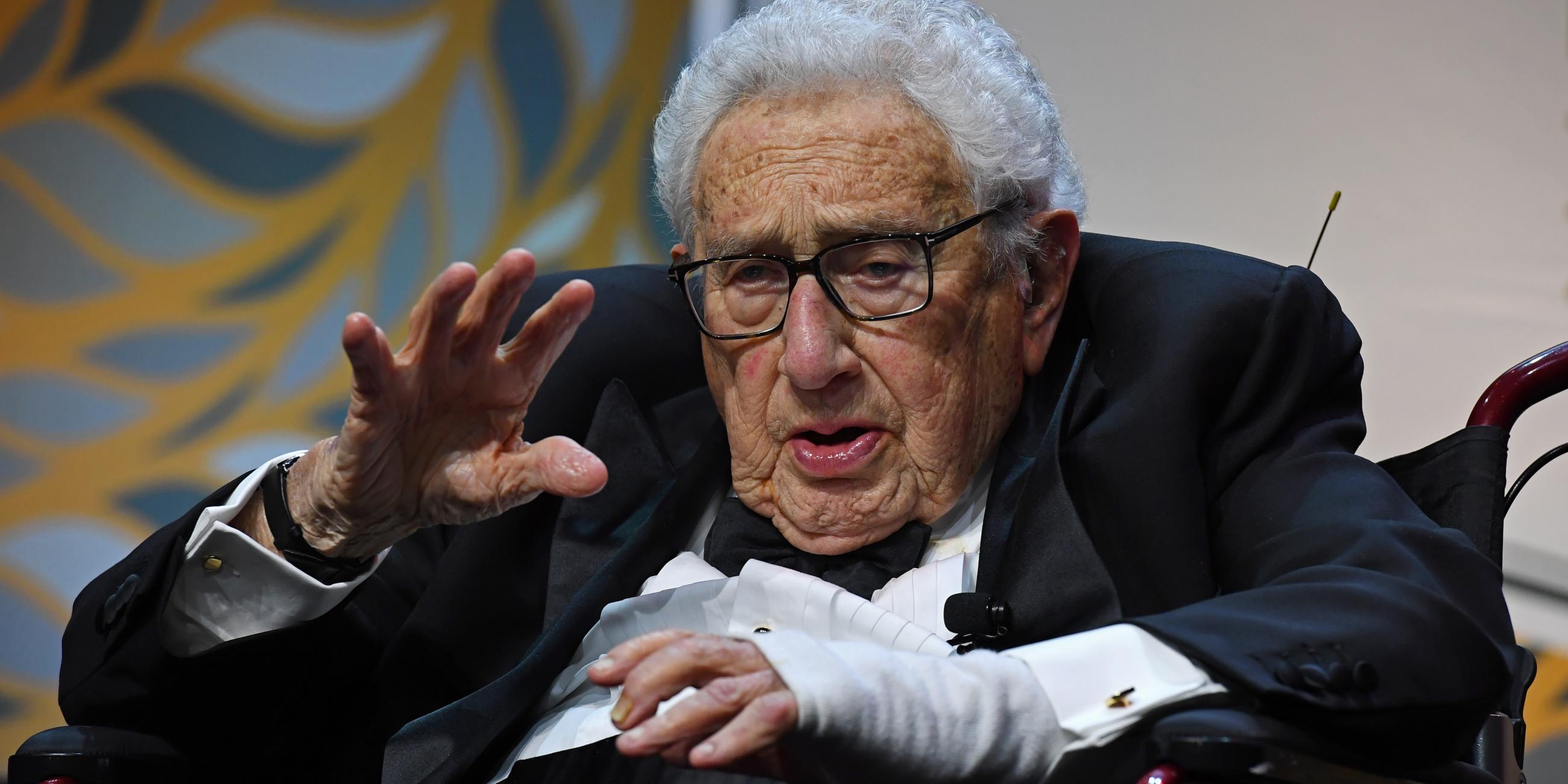 Henry Kissinger, ehemaliger Außenminister der USA, spricht beim jährlichen Galadinner des National Committee on U.S.-China Relations.