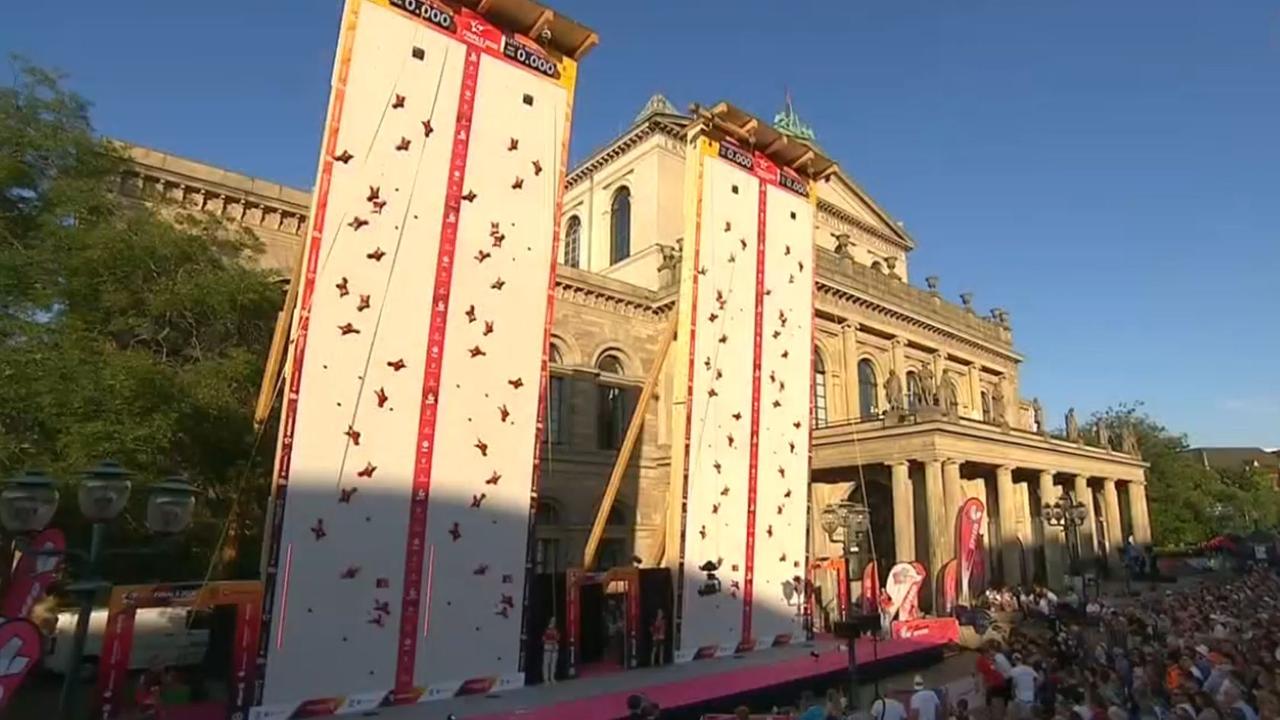 Speedklettern bei den Finals in Hannover