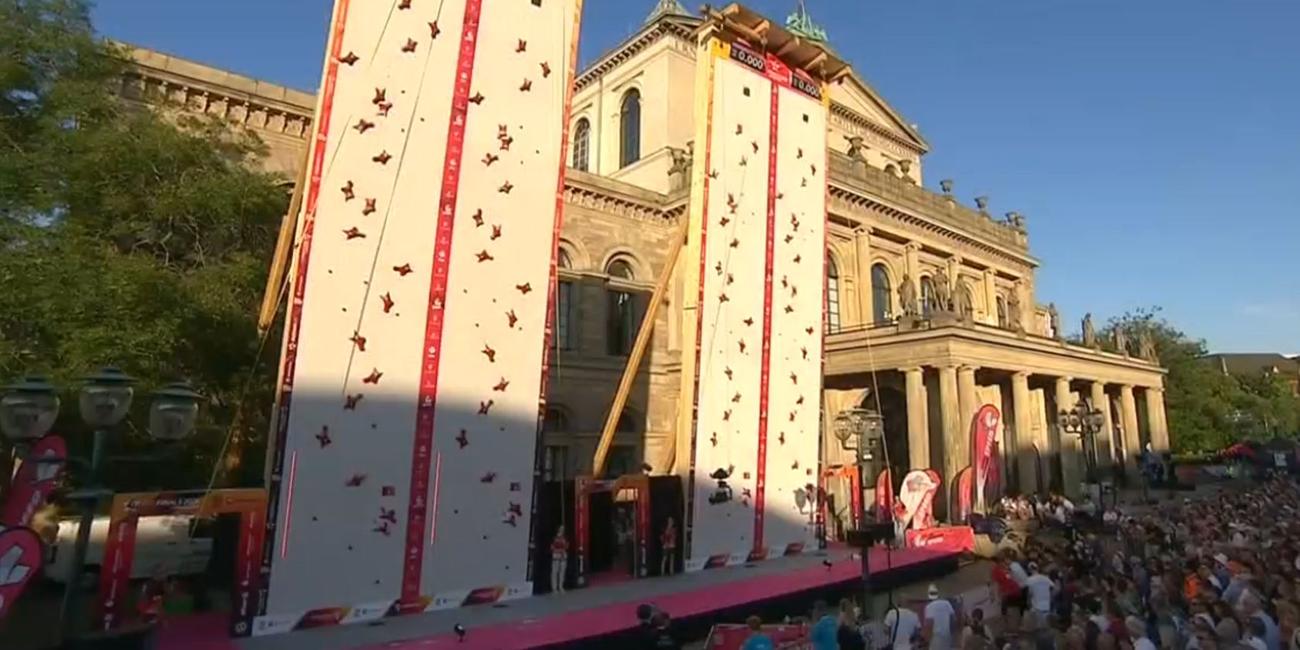 Speedklettern bei den Finals in Hannover