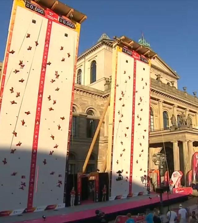 Speedklettern bei den Finals in Hannover