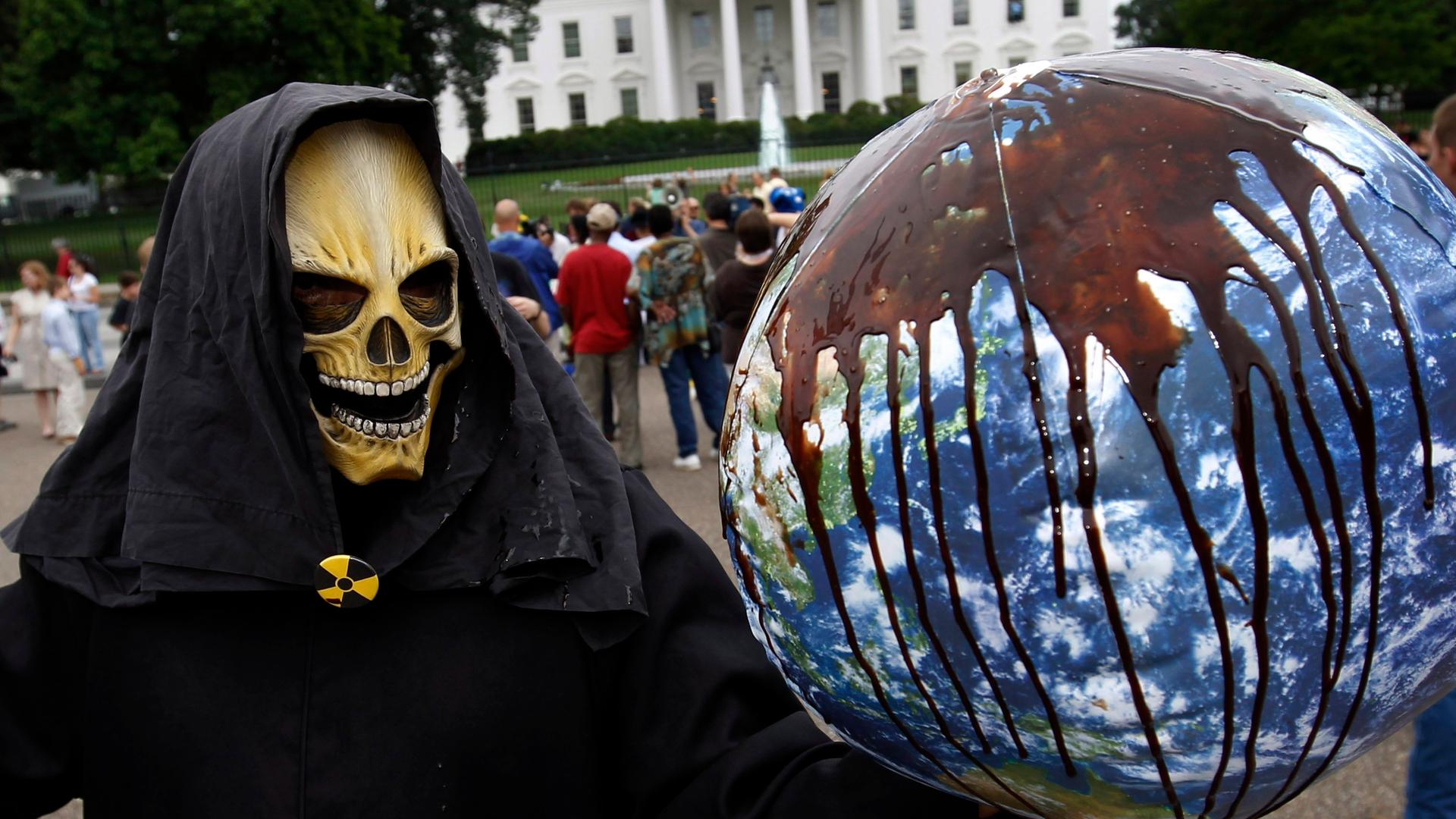 Klimaprotest in den USA vor dem Weißen Haus
