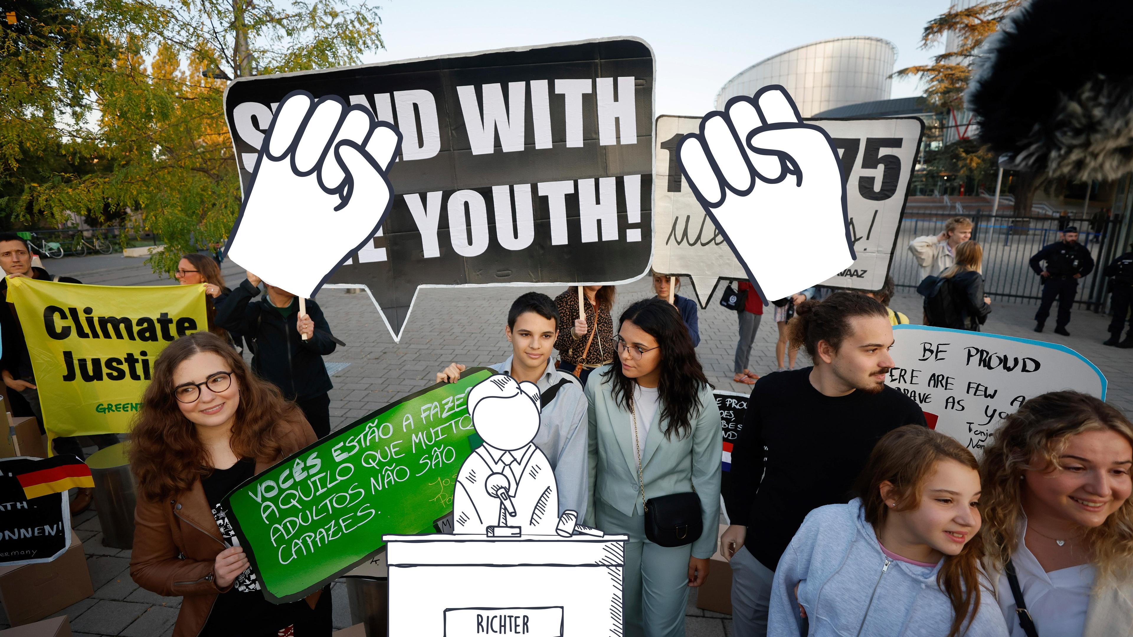 Diese Jugendlichen klagen fürs Klima
