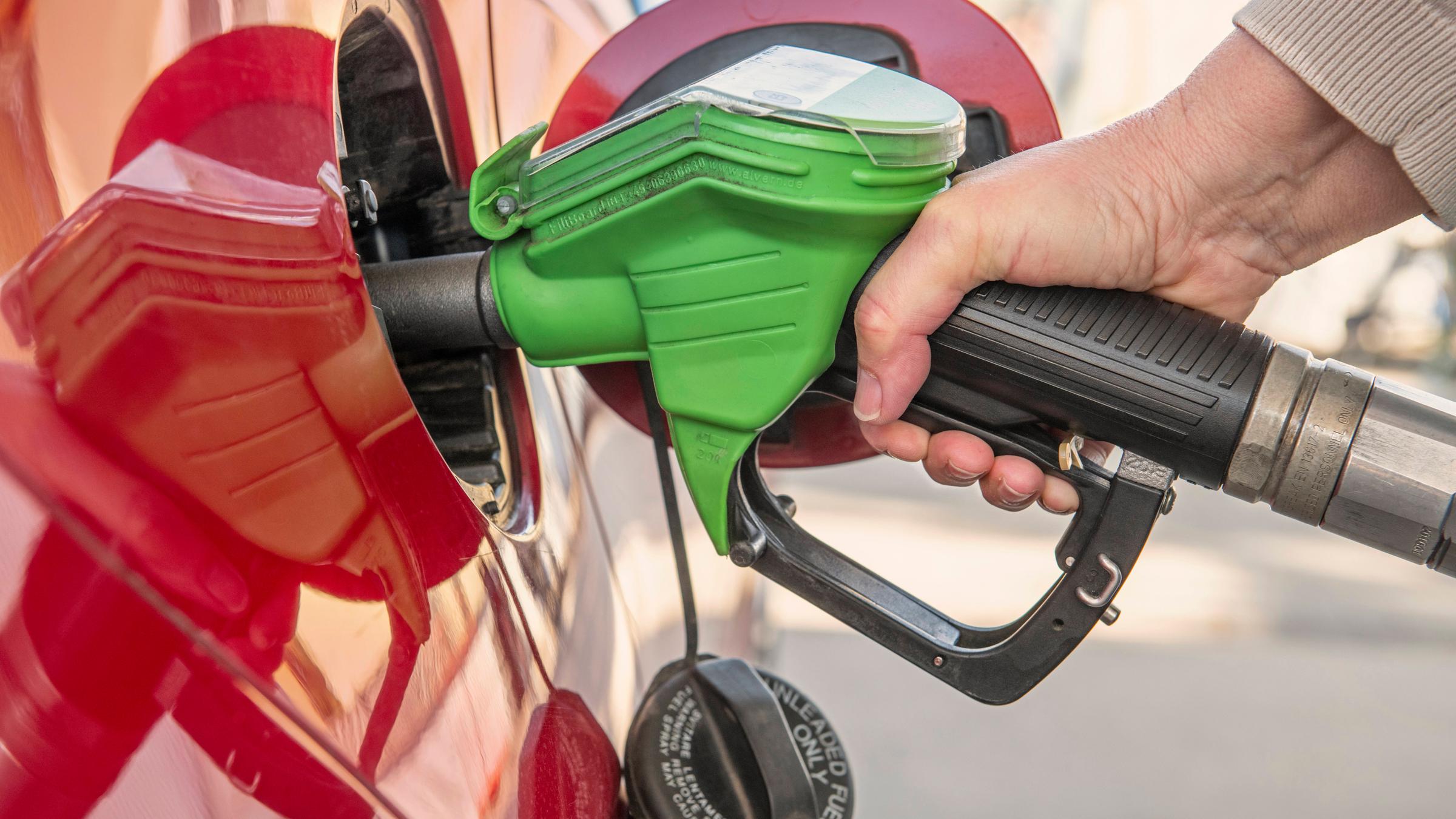 Tanken an der Säule