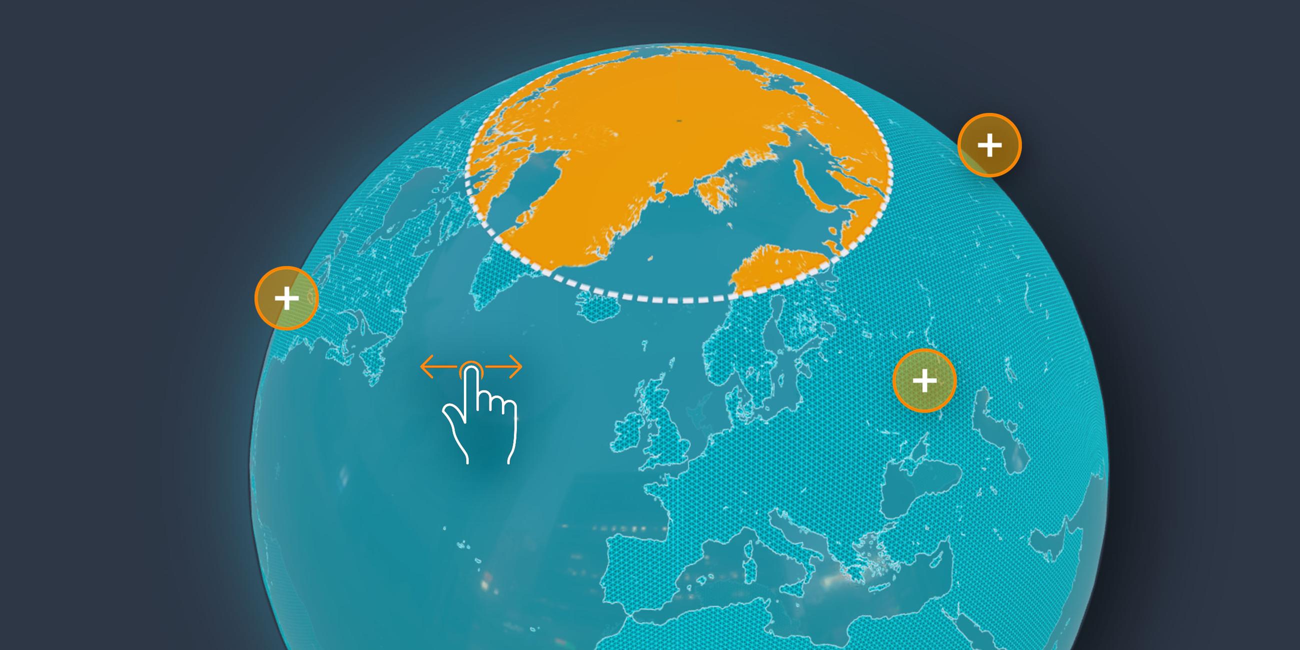 Globus als Vorschaubild für die 3D-Story "Wie der Klimawandel die Erde verändert"