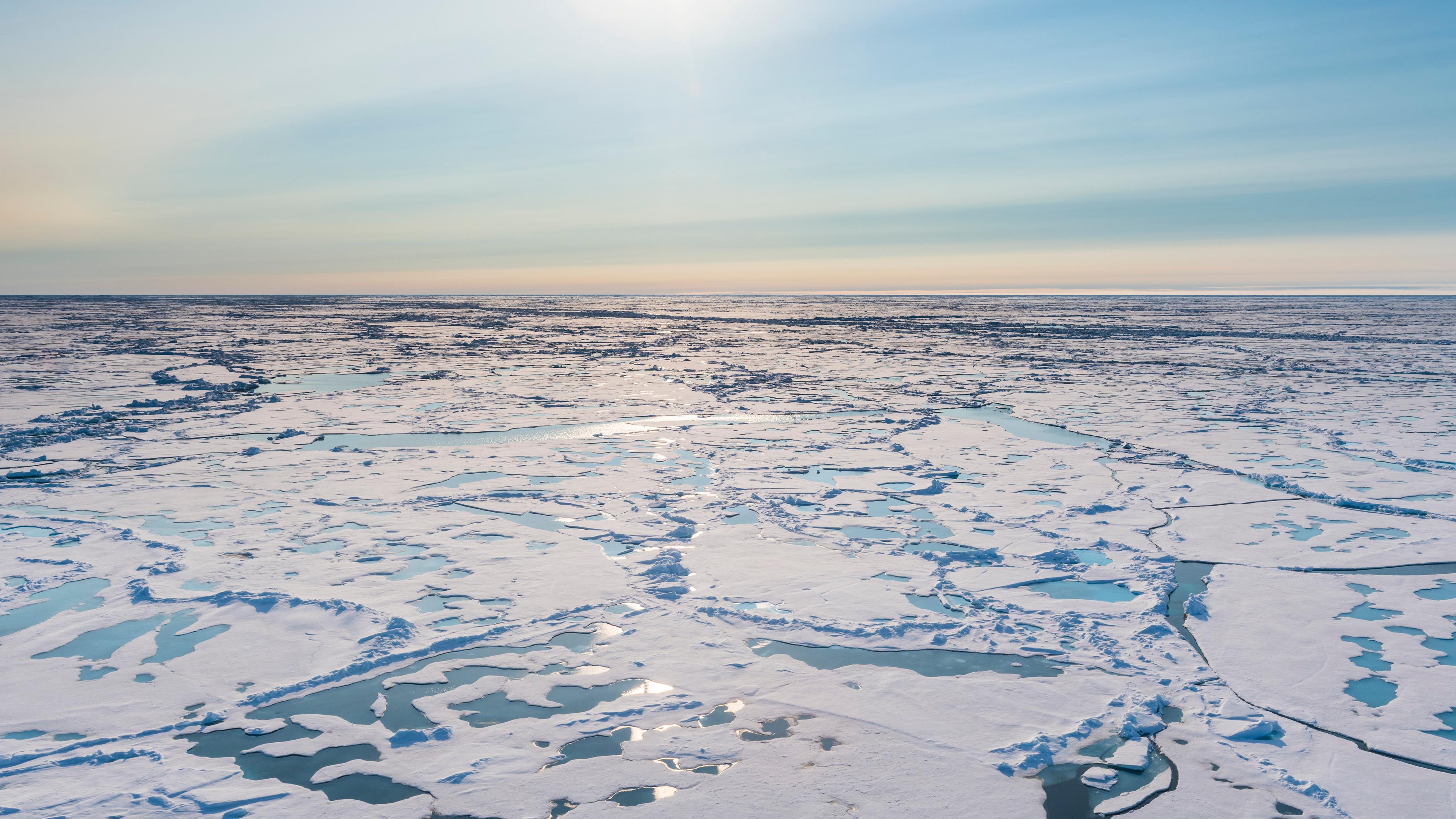 Schmelzendes Eis am Nordpol
